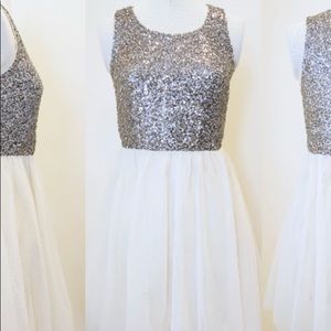 Sequin tulle dress